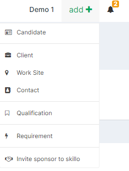 Add button
