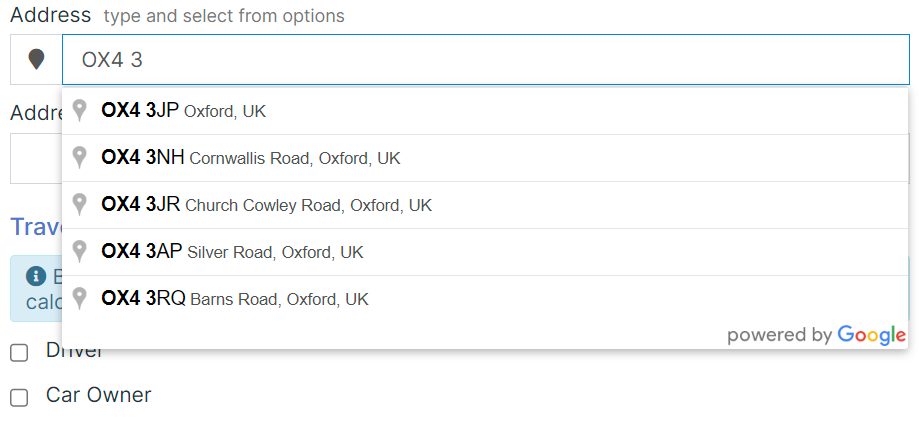 Add candidate form